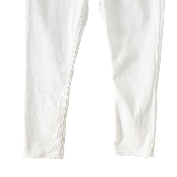 AGOLDE Riley High Rise Straight Crop Jean in Sour Cream White Size 26 - Picture 7 of 13